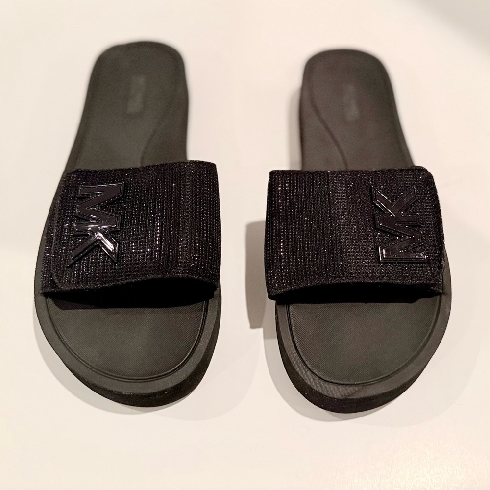 Michael Kors Elegant Black Slide Sandals NO BOX